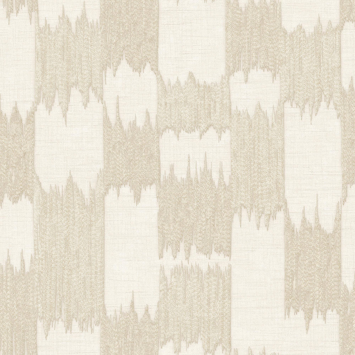Veer Decor Ikat Echo Beige Wallpaper