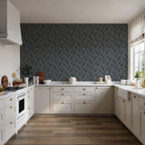 Veer Decor Ikat Echo Black Wallpaper