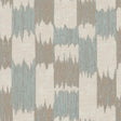 Veer Decor Ikat Echo Blue Wallpaper