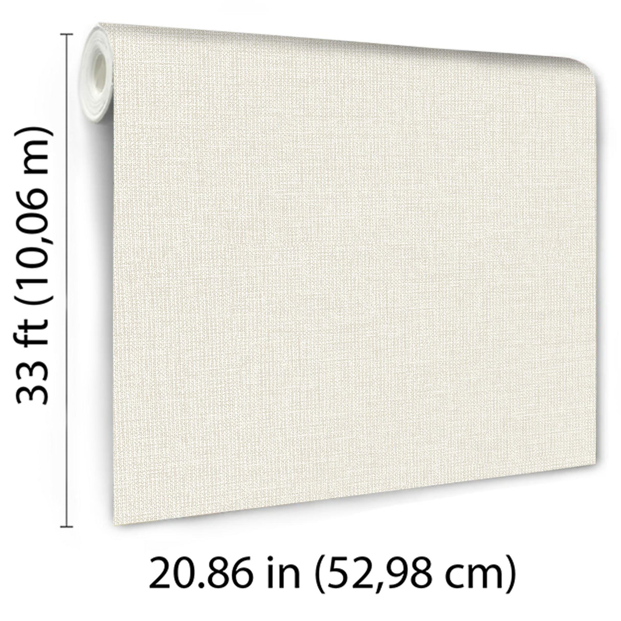Veer Decor Upholstery Weave White Wallpaper