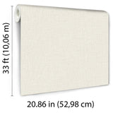 Veer Decor Upholstery Weave White Wallpaper