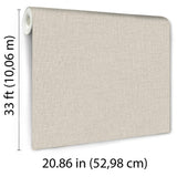 Veer Decor Upholstery Weave Tan Wallpaper