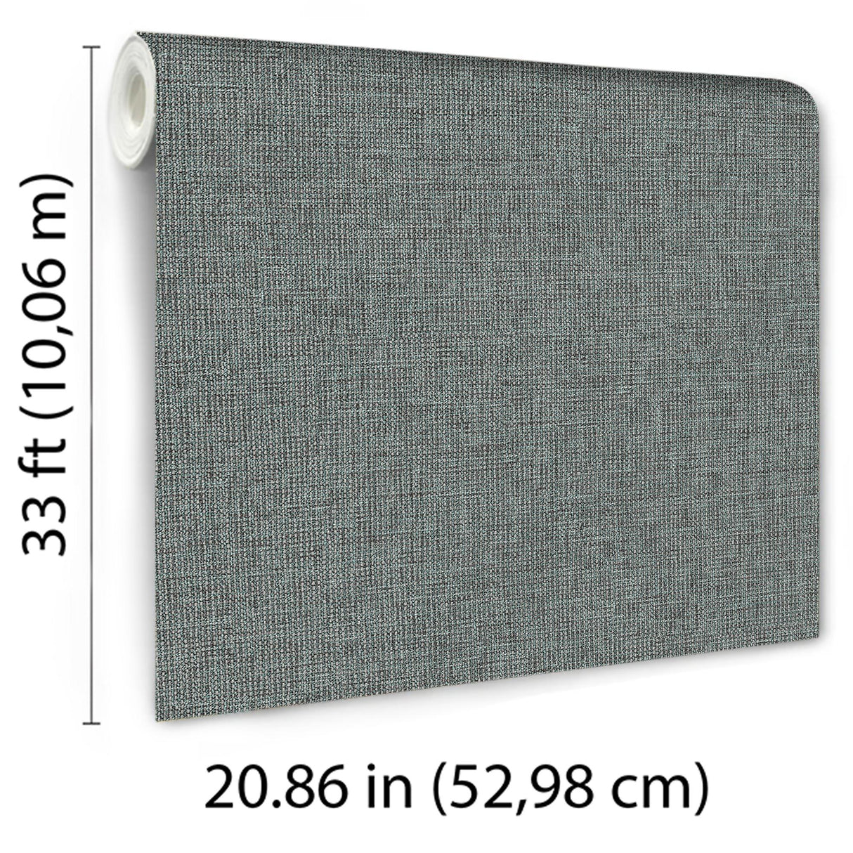 Veer Decor Upholstery Weave Blue Wallpaper