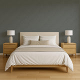 Veer Decor Upholstery Weave Blue Wallpaper