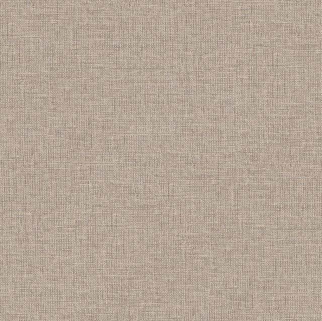 Veer Decor Upholstery Weave Taupe Wallpaper