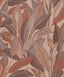 Veer Decor Embroidered Tropical Foliage Red Wallpaper