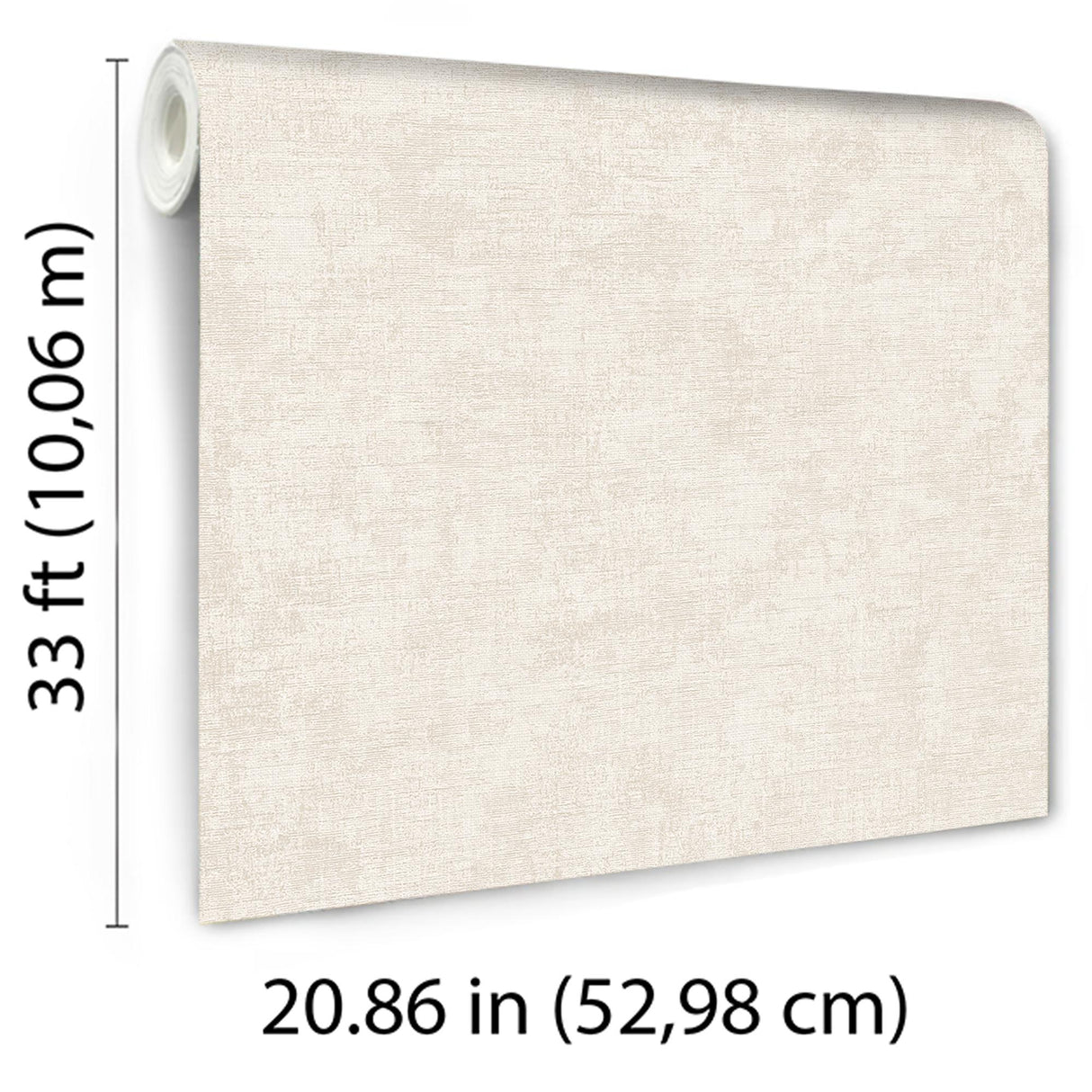 Veer Decor Needle Point Linen White Wallpaper