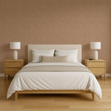 Veer Decor Needle Point Linen Red Wallpaper