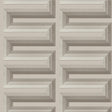 Veer Decor Embroidered Grecian Key Grey Wallpaper