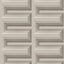 Veer Decor Embroidered Grecian Key Grey Wallpaper