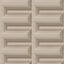 Veer Decor Embroidered Grecian Key Taupe Wallpaper