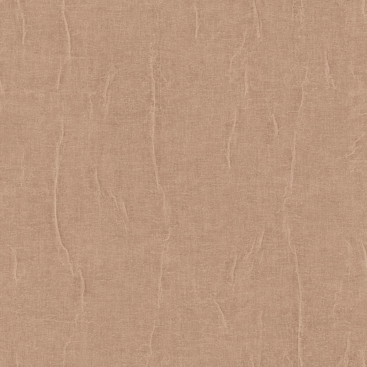 Veer Decor Crushed Linen Texture Tan Wallpaper
