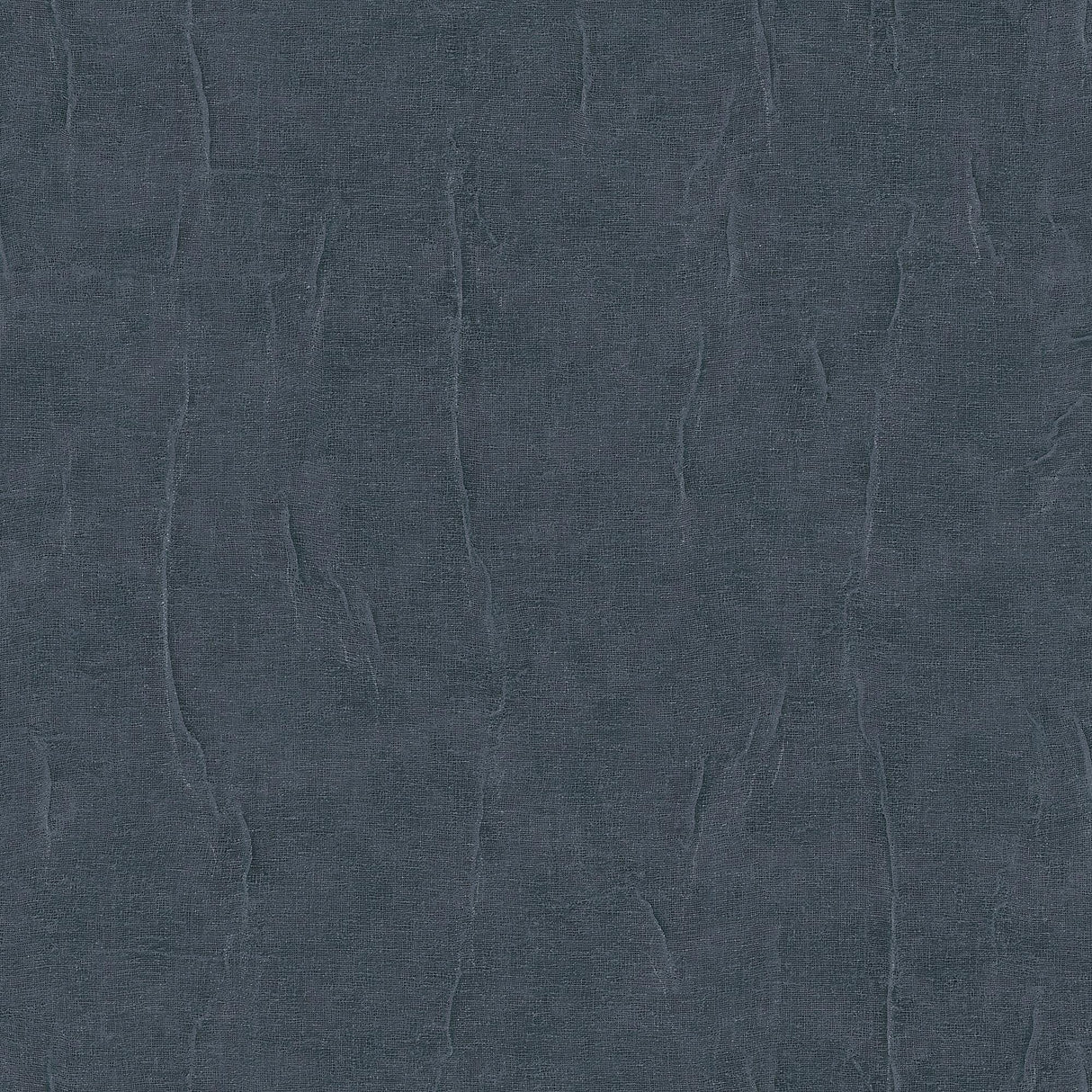 Veer Decor Crushed Linen Texture Blue Wallpaper
