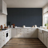 Veer Decor Crushed Linen Texture Blue Wallpaper