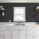 Veer Decor Pressed Woodwork Blue Wallpaper