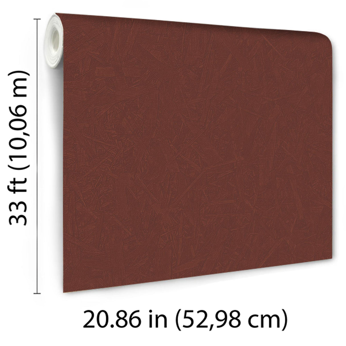 Veer Decor Pressed Woodwork Red Wallpaper