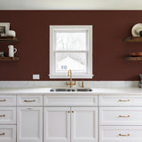 Veer Decor Pressed Woodwork Red Wallpaper