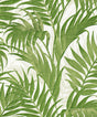 Veer Decor Embroidered Palm Green Wallpaper