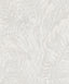 Veer Decor Embroidered Palm Silver Wallpaper