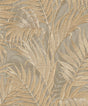 Veer Decor Embroidered Palm Gold Wallpaper
