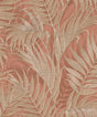 Veer Decor Embroidered Palm Coral Wallpaper