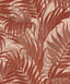 Veer Decor Embroidered Palm Red Wallpaper