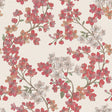 Veer Decor Embroidered Cherry Bloom Pink Wallpaper