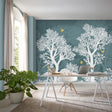 Veer Decor Forest Flight Teal Wall Mural