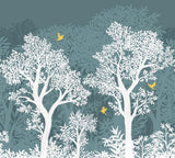 Veer Decor Forest Flight Teal Wall Mural
