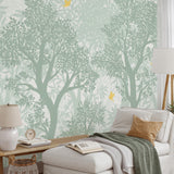 Veer Decor Forest Flight Green Wall Mural