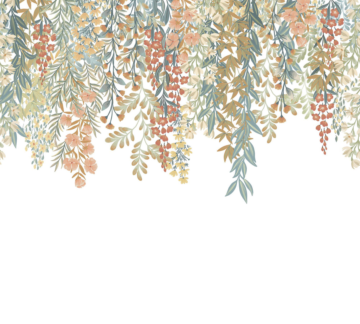 Veer Decor Falling Folliage Beige Wall Mural