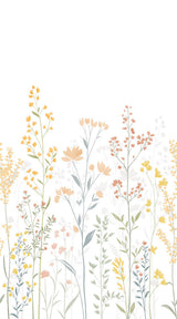 Veer Decor Meadow Rise Orange Wall Mural