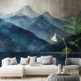 Veer Decor Indigo Silence Blue Wall Mural