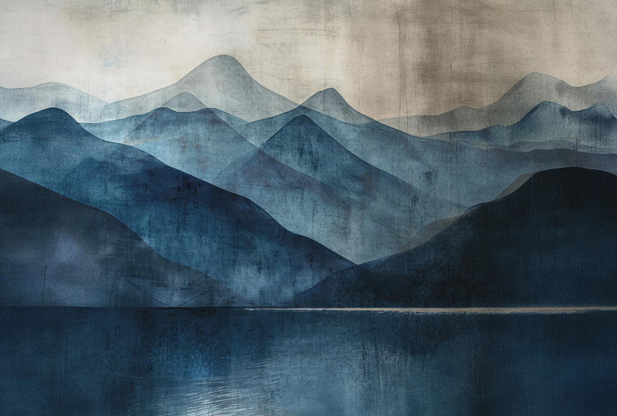 Veer Decor Indigo Silence Blue Wall Mural