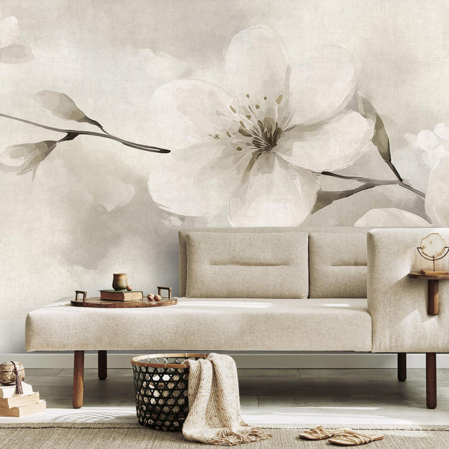 Veer Decor First Light Taupe Wall Mural