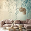 Veer Decor Silent Leaves Teal Wall Mural