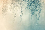 Veer Decor Silent Leaves Teal Wall Mural
