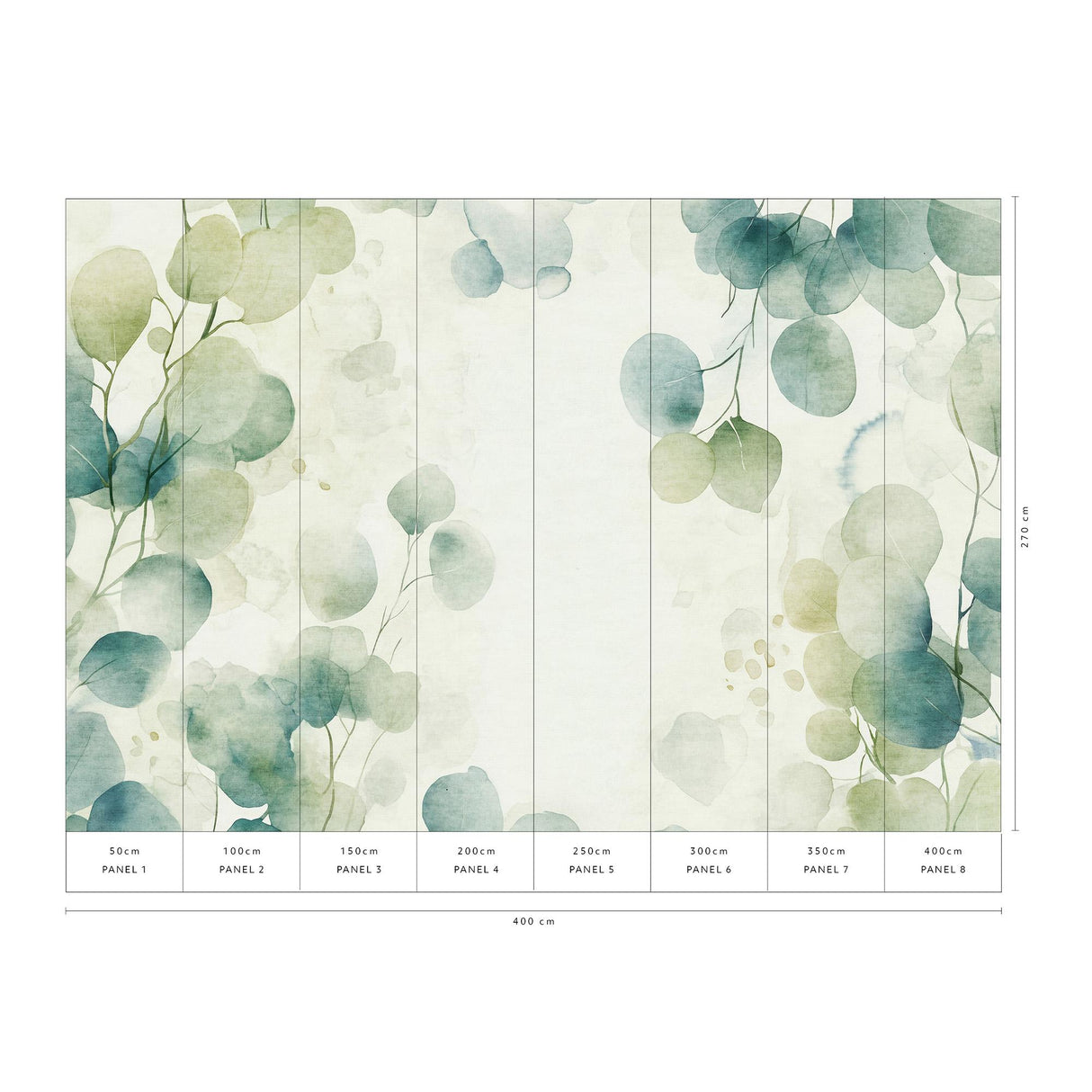 Veer Decor Green Whisper Green Wall Mural