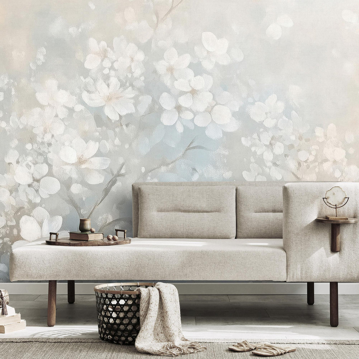 Veer Decor Bloom Ballet Beige Wall Mural