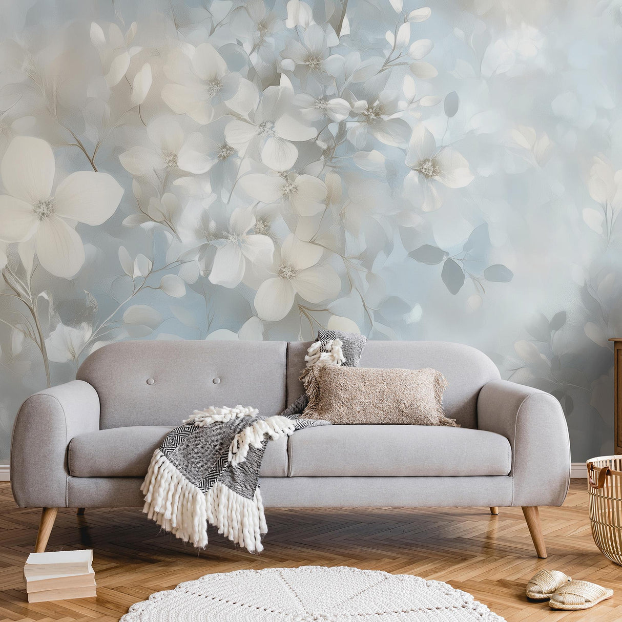Veer Decor Auralie Blue Wall Mural
