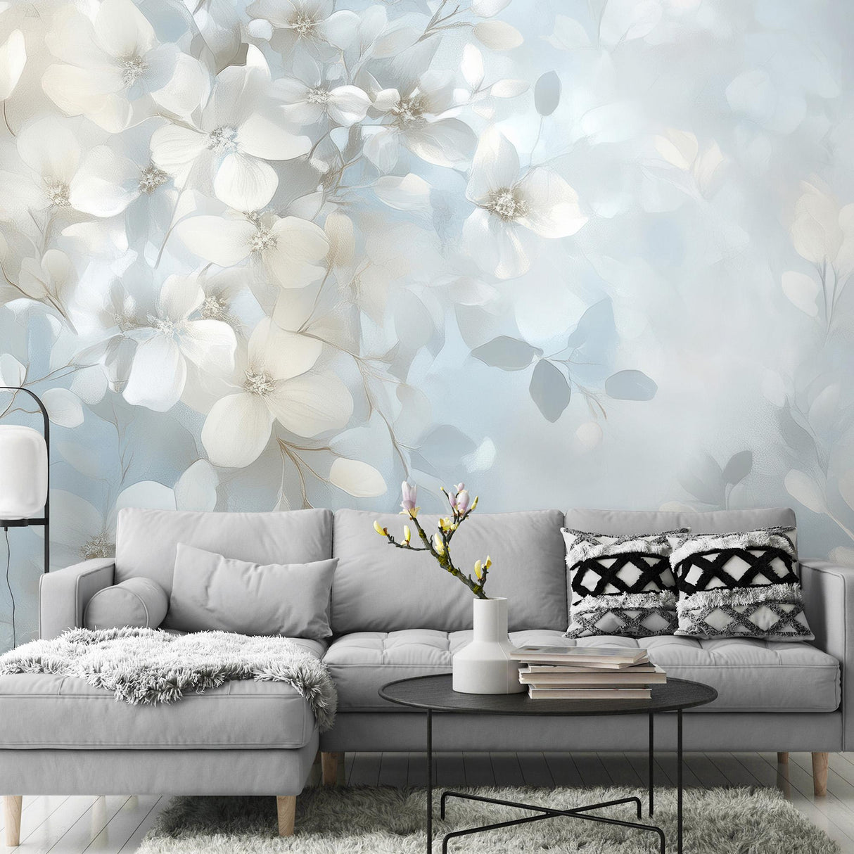 Veer Decor Auralie Blue Wall Mural