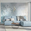Veer Decor Cotton Haze Blue Wall Mural