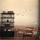 Veer Decor Silent Sky Beige Wall Mural