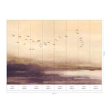 Veer Decor Silent Sky Beige Wall Mural
