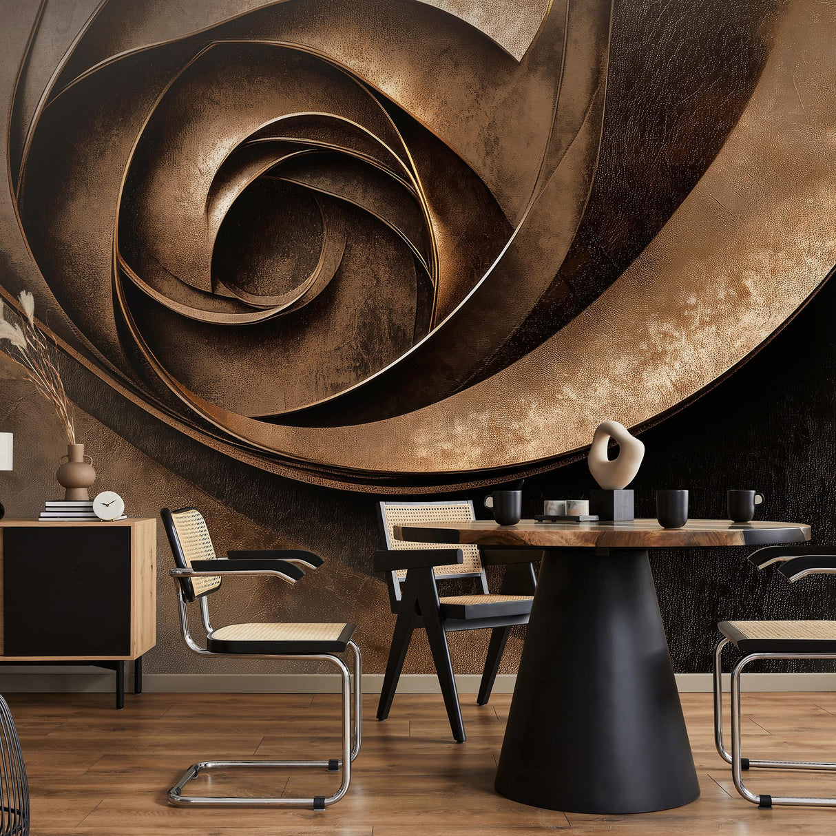 Veer Decor Core of Quiet Bronze Wall Mural