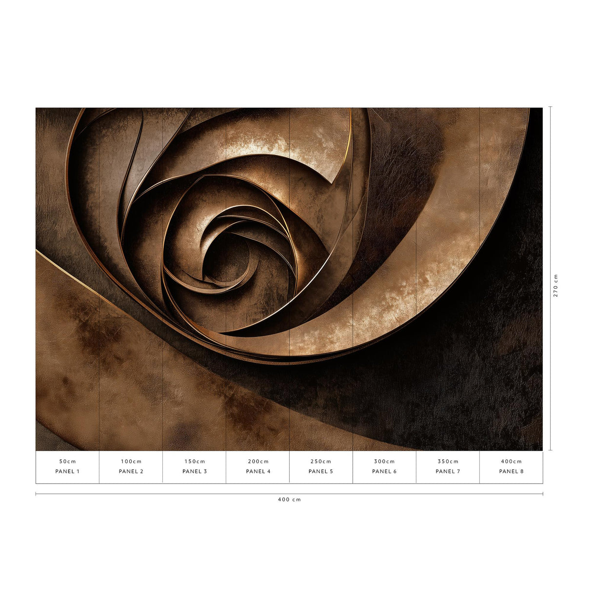 Veer Decor Core of Quiet Bronze Wall Mural