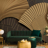 Veer Decor Luness Gold Wall Mural