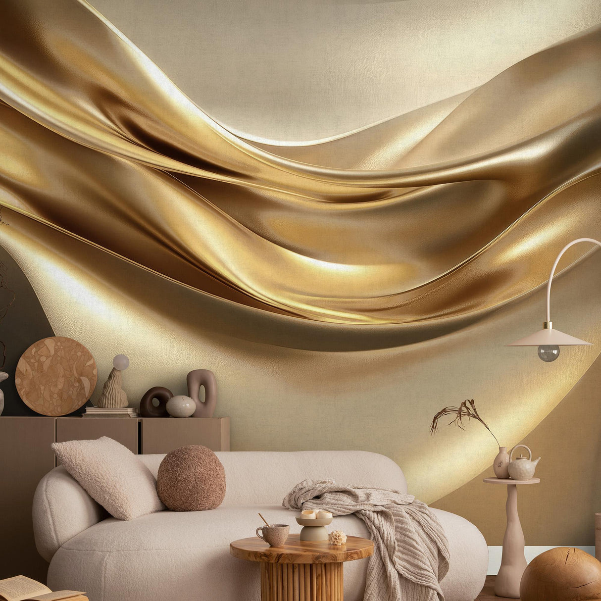 Veer Decor Liquid Gold Wall Mural