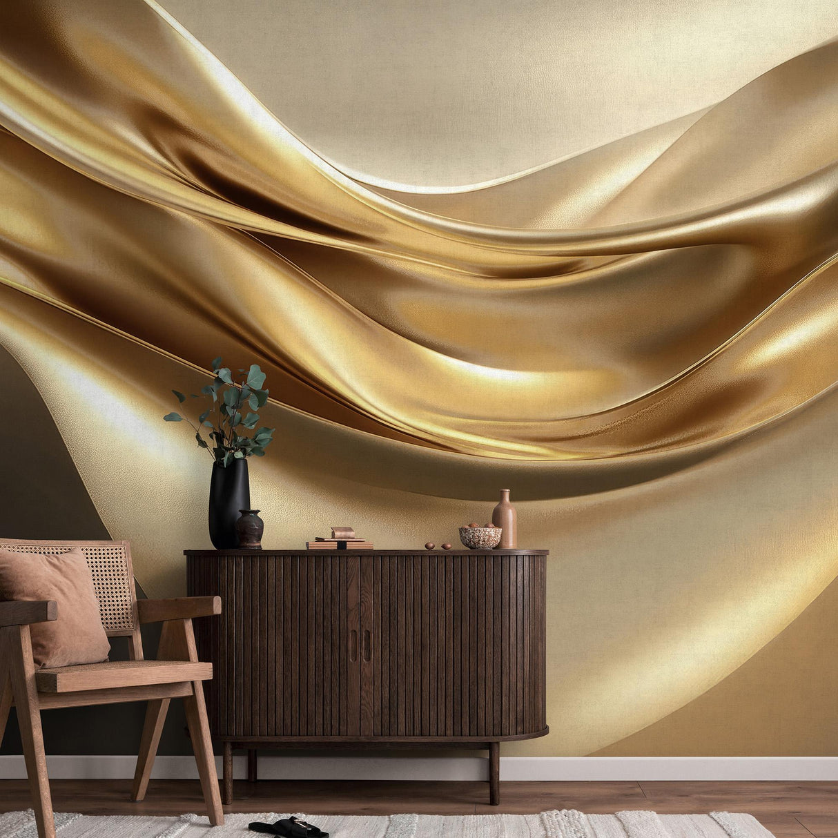Veer Decor Liquid Gold Wall Mural