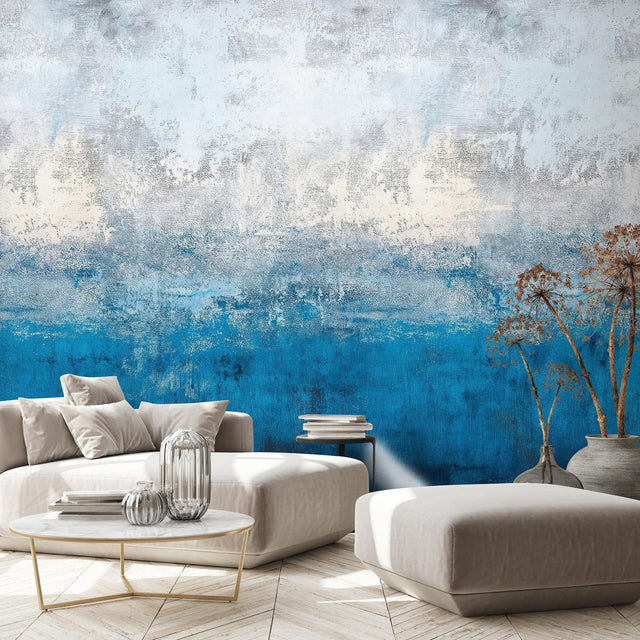 Veer Decor Ocean Line Blue Wall Mural